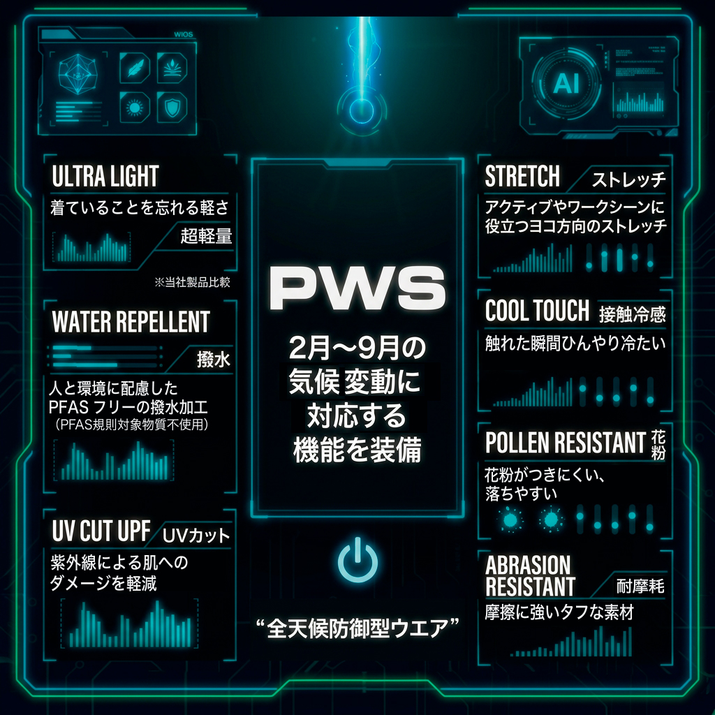 プロテクションウェザーミリタリーシリーズ