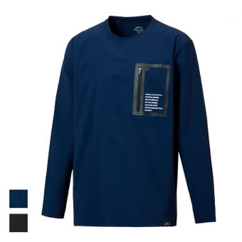冷感アクティブストレッチ長袖Tシャツ